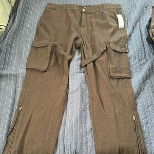 Urban Outfitters Brown Cargo Pants Durable Cotton